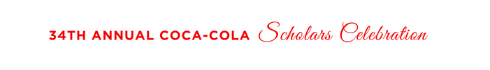 33rd Annual Coca-Cola Scholars Banquet